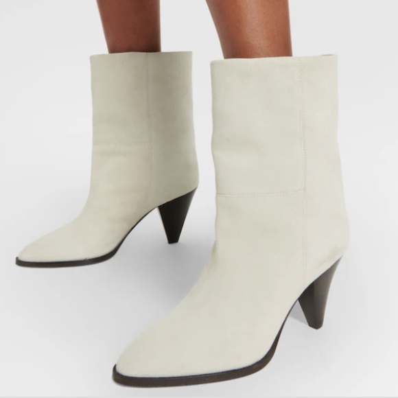 Isabel Marant Rouxa Suede 80mm ankle boots - Picture 1 of 13